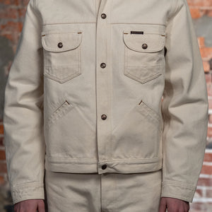 Indigofera Fargo Quarter - Smithson Canvas Ecru - Model Front