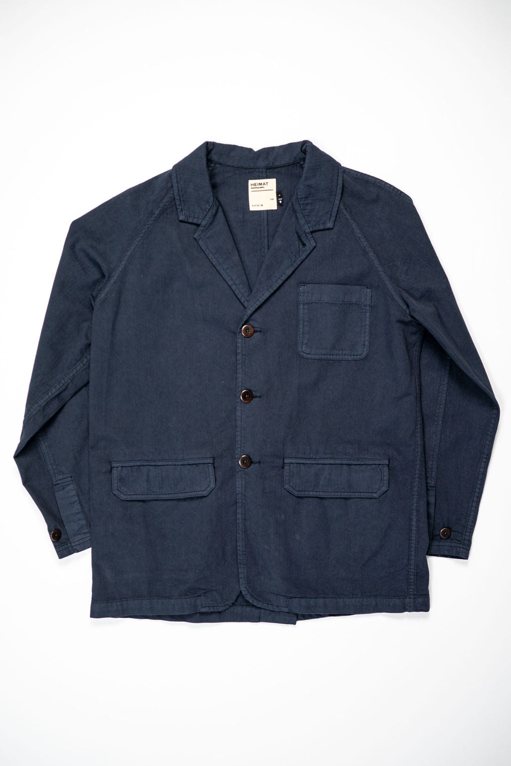 Heimat Textil Artist Blazer Herringbone - Ink