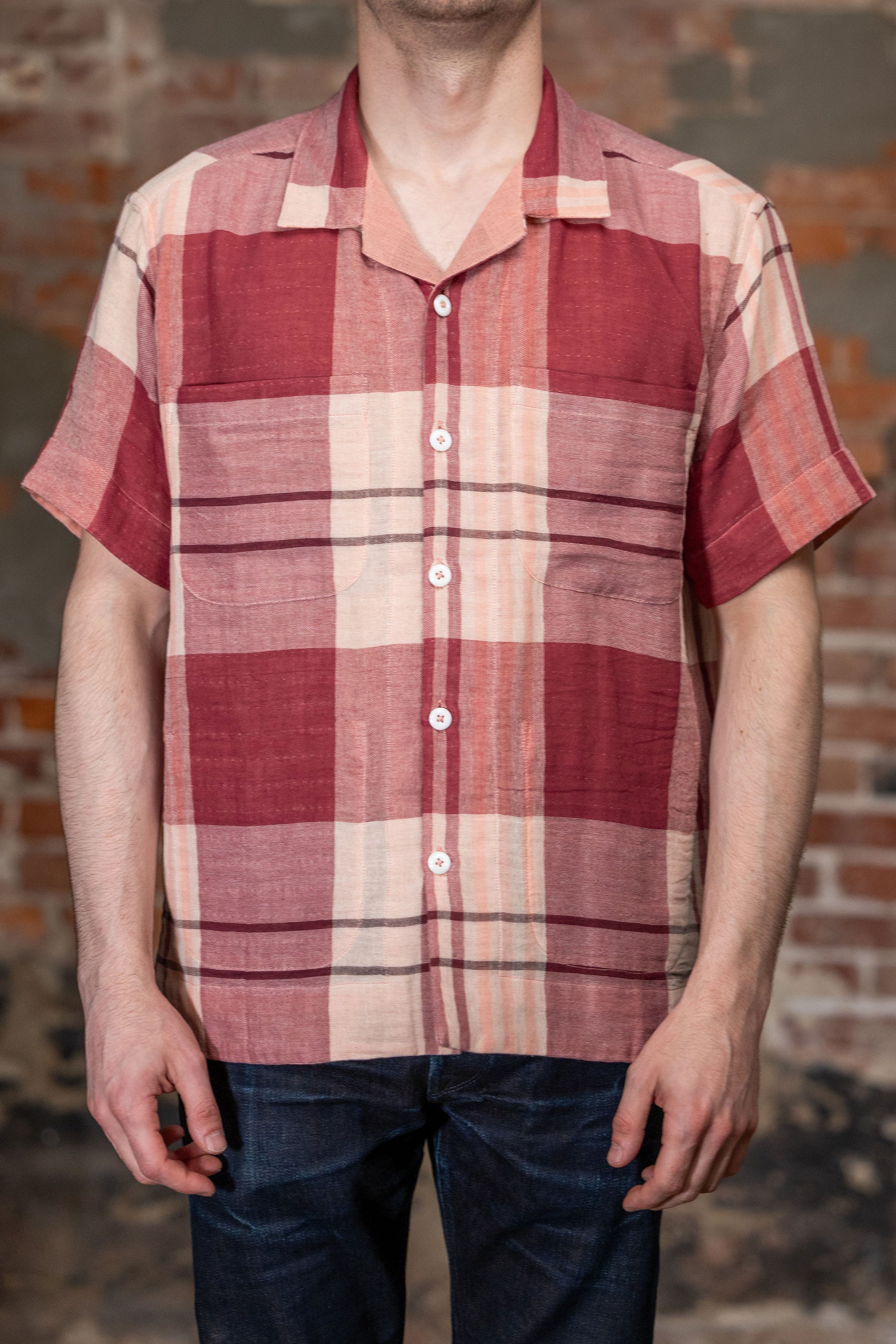 Indi + Ash Reversible Lake Camp Shirt JAC - Handwoven Double Gauze Plaid