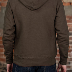 Samurai SWS-SC02 Japanese Cotton Sweat Hoody - Kuri Dark - Model Back