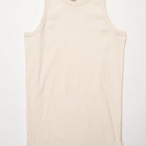 Hemen Biarritz Tank Top Gari - Stone. laid on back