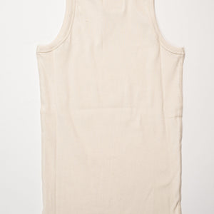 Hemen Biarritz Tank Top Gari - Stone. laid on face