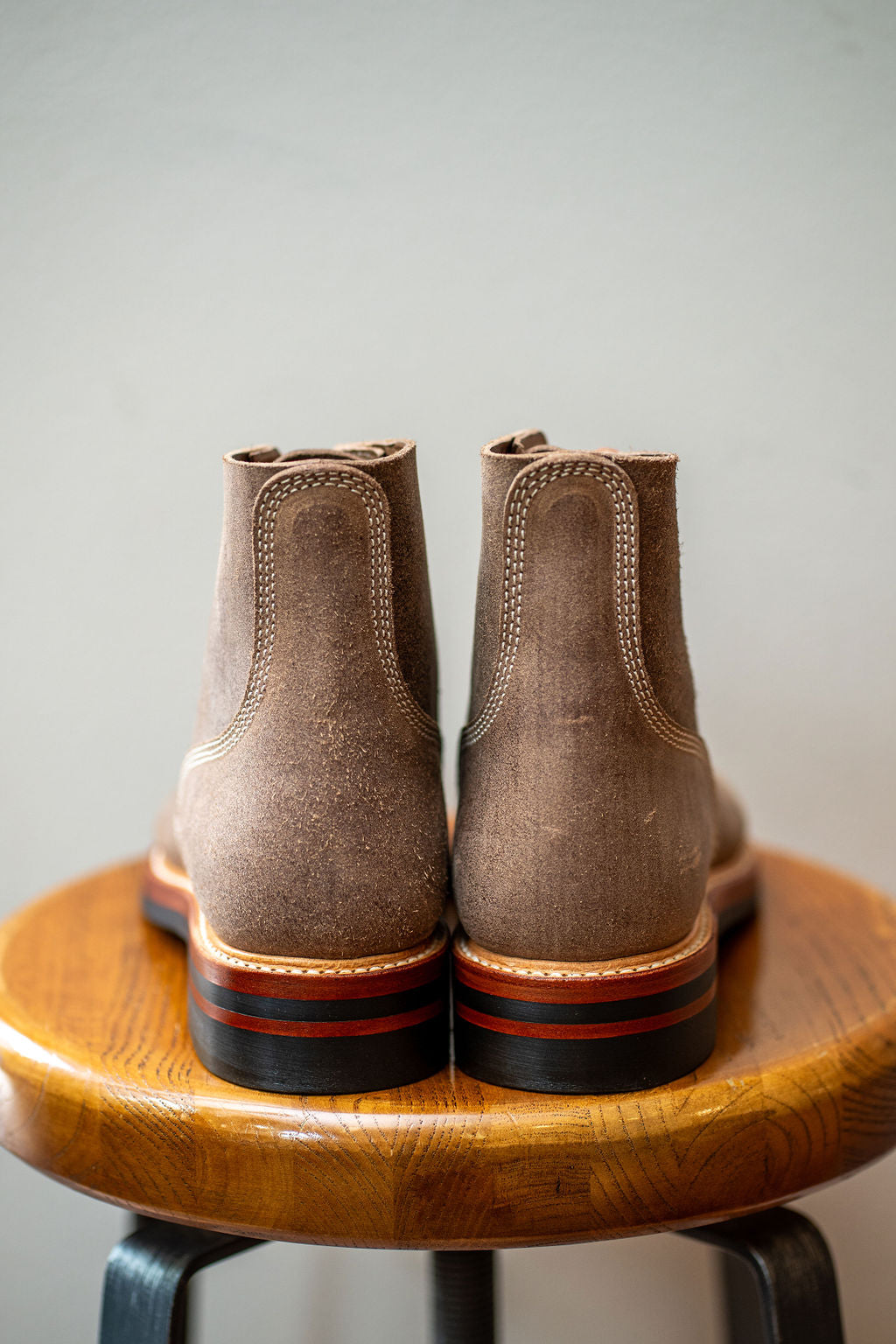(Pre-Order SS26) John Lofgren M-43 Service Shoes - Horween CXL Natural Roughout