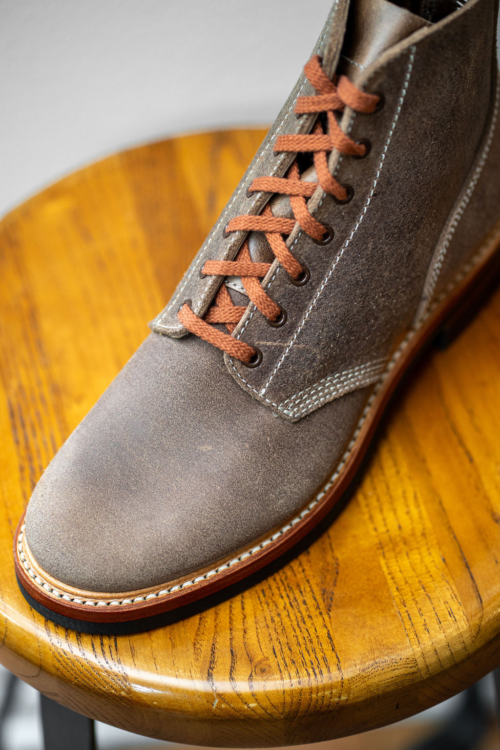 (Pre-Order SS26) John Lofgren M-43 Service Shoes - Horween CXL Natural Roughout