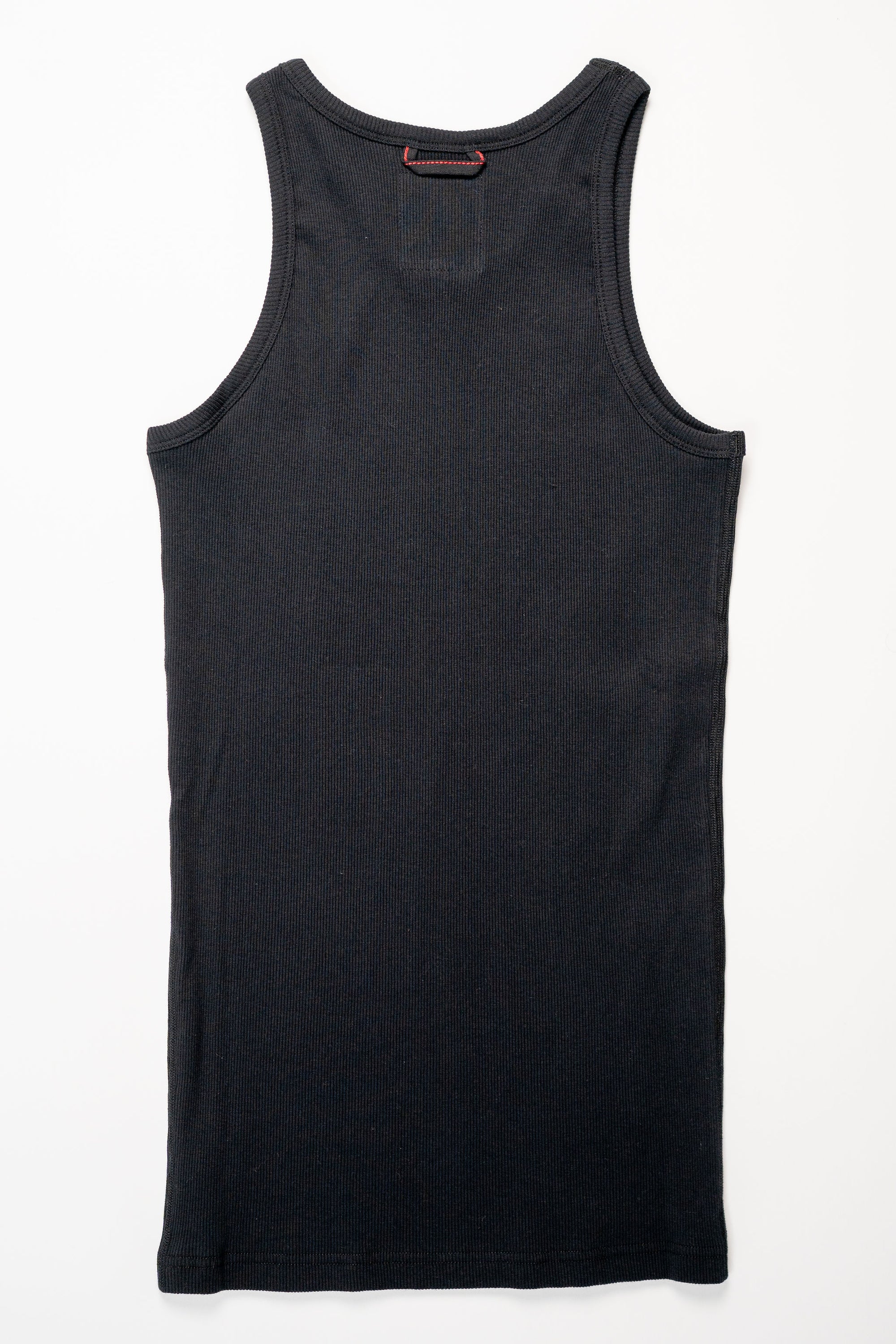 Hemen Biarritz Tank Top Gari - Black. laid on face