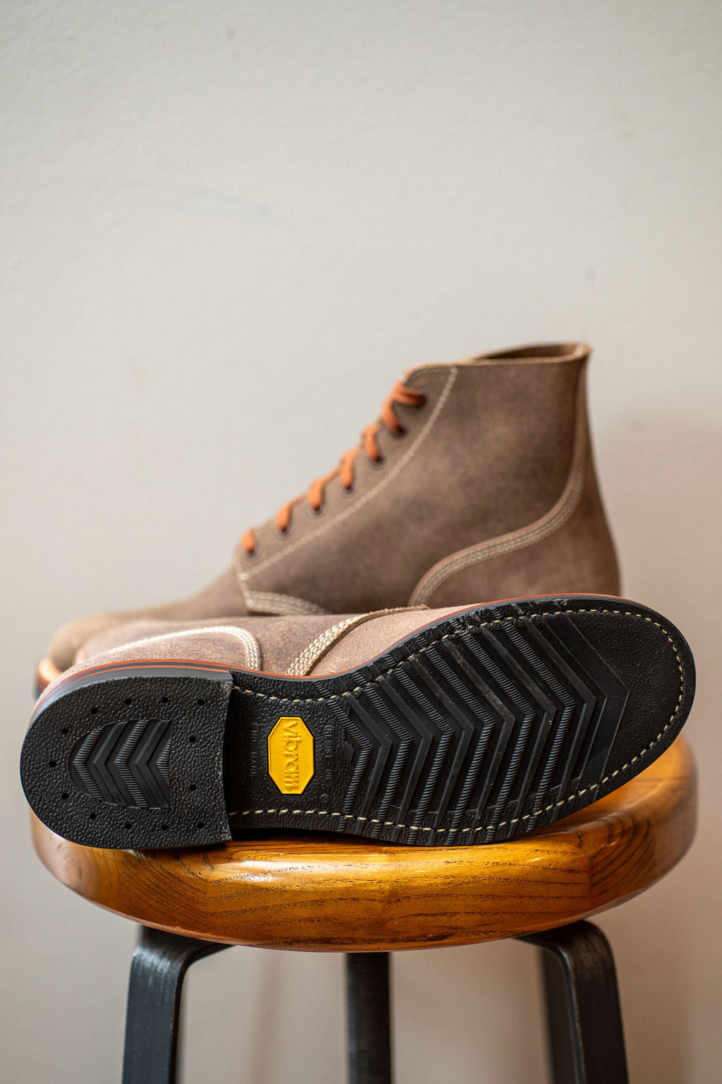 (Pre-Order SS26) John Lofgren M-43 Service Shoes - Horween CXL Natural Roughout