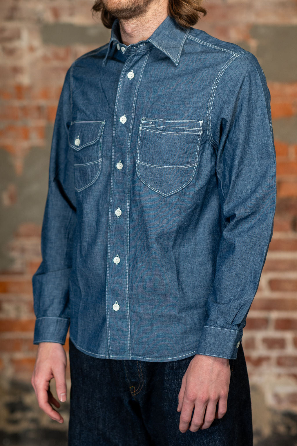 Freenote Cloth Modesto Shirt - Chambray