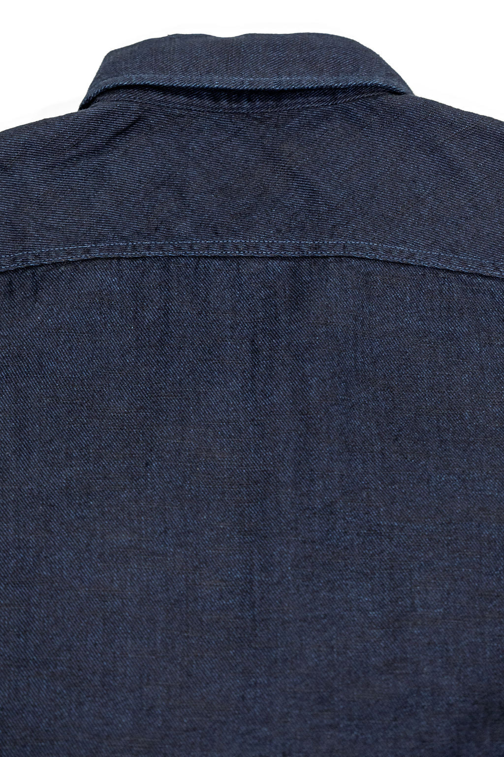 UES Indigo Cotton Viyella Shirt - Indigo