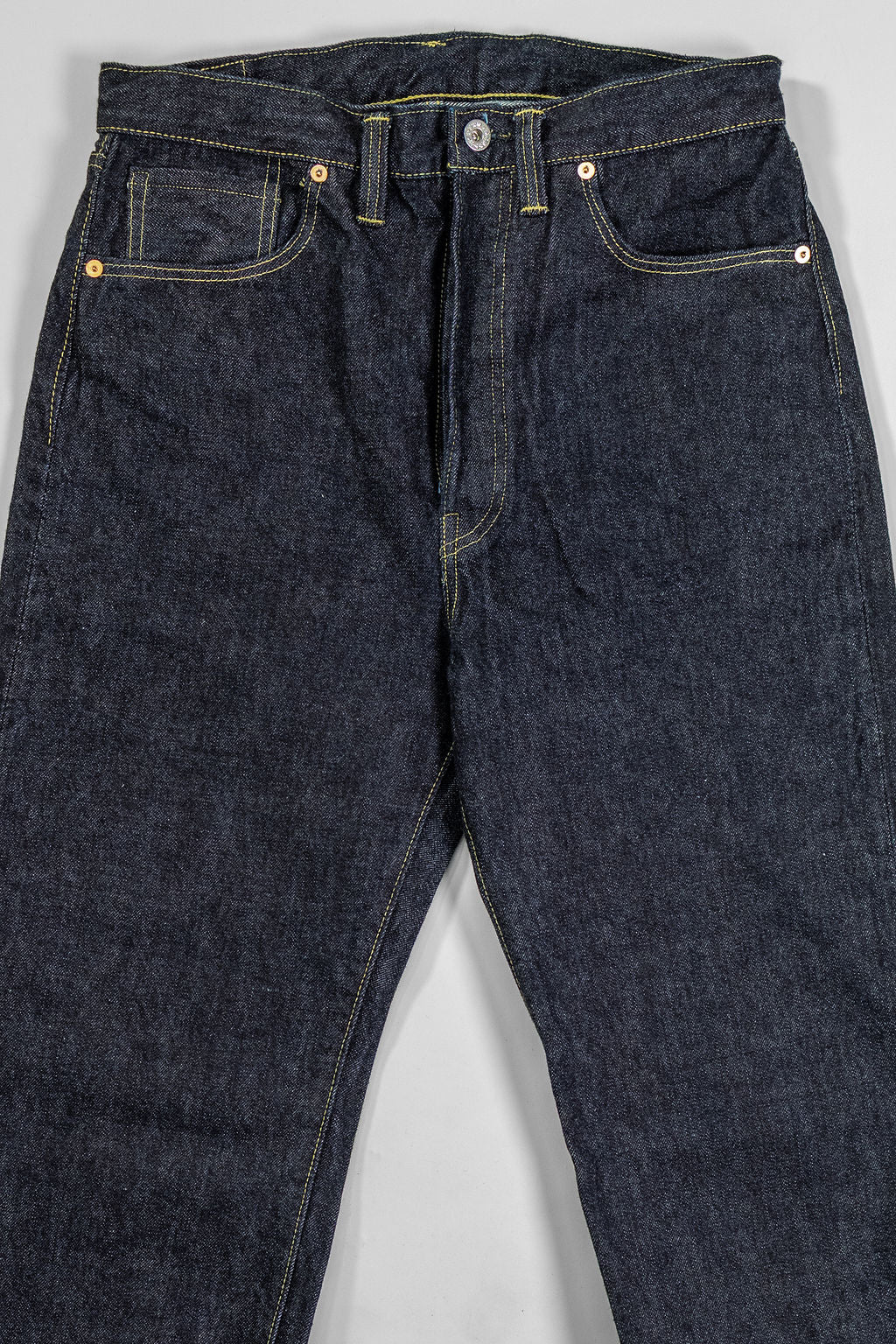 TCB Jeans S40's Jeans - One Wash. laid on back