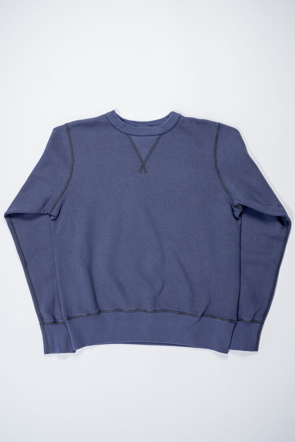 Buzz Rickson's BR65622 Set-in Crew Neck Sweatshirt - Navy