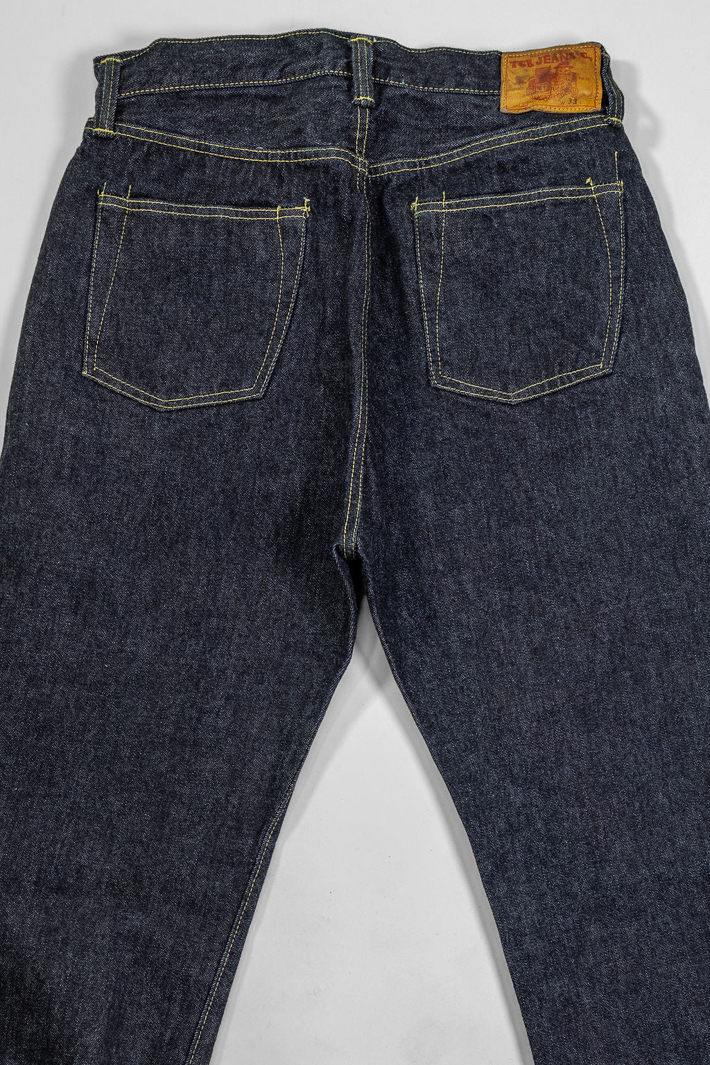 TCB Jeans S40's Jeans - One Wash. laid on front