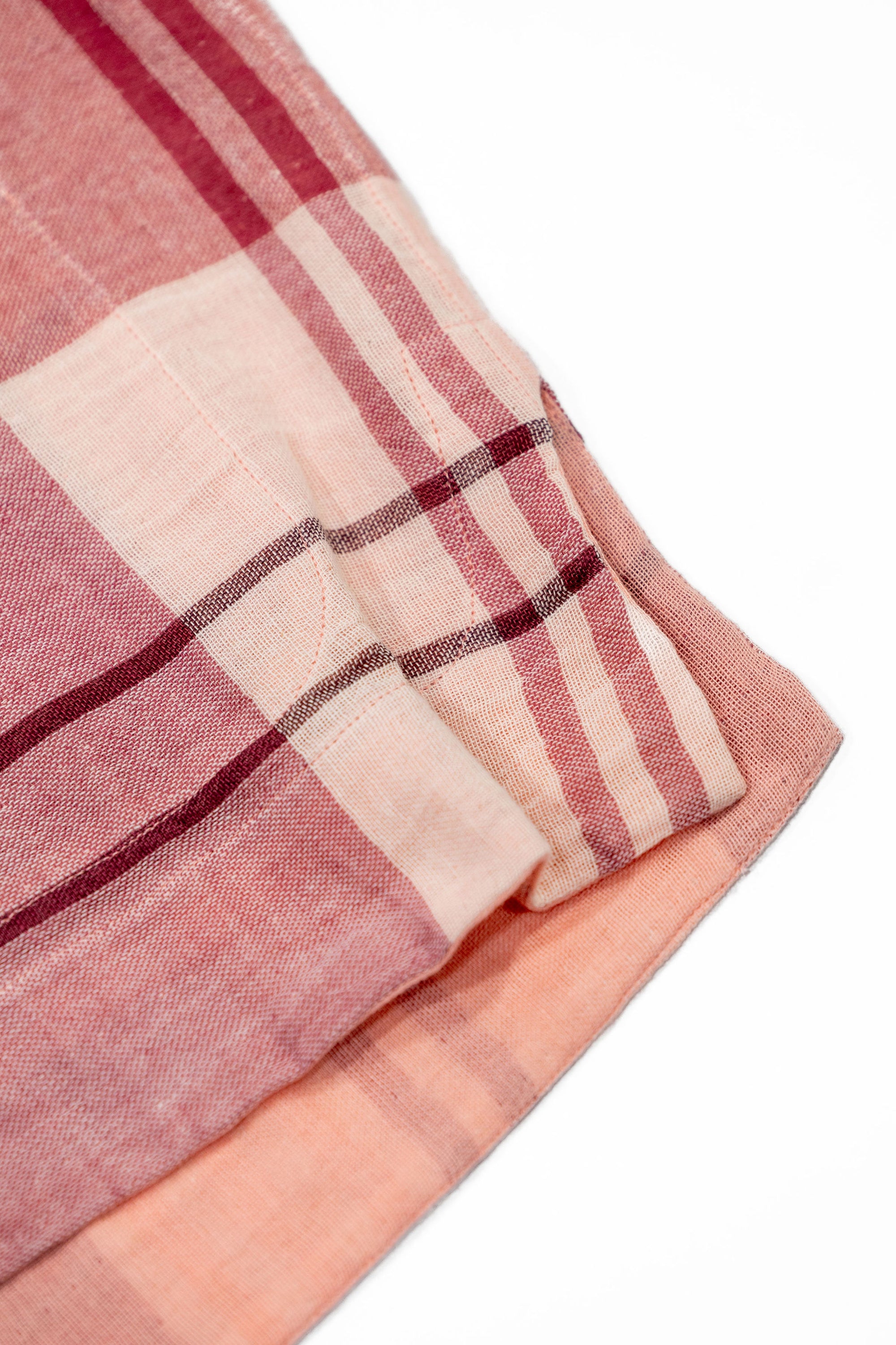 Indi + Ash Reversible Lake Camp Shirt JAC - Handwoven Double Gauze Plaid