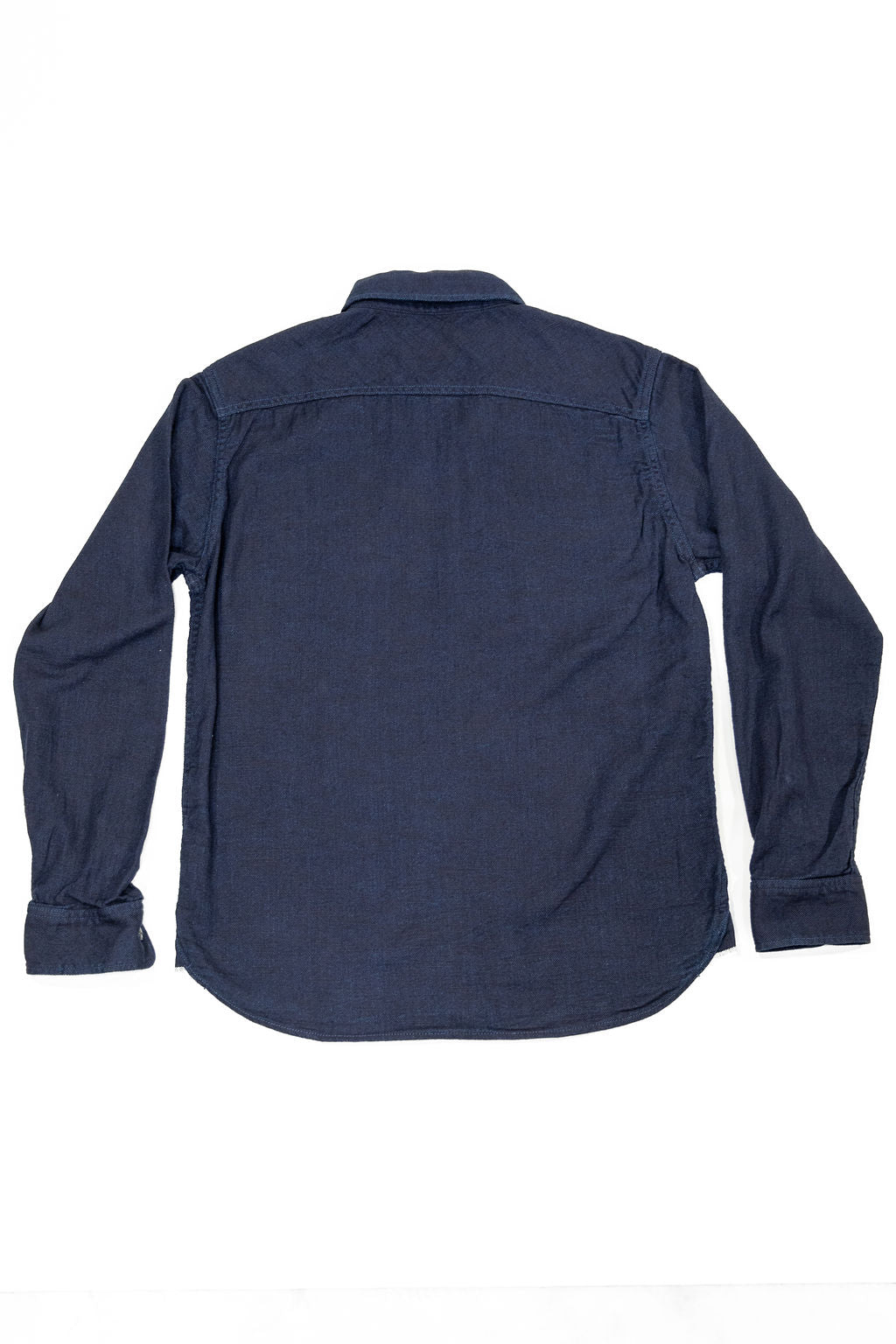 UES Indigo Cotton Viyella Shirt - Indigo