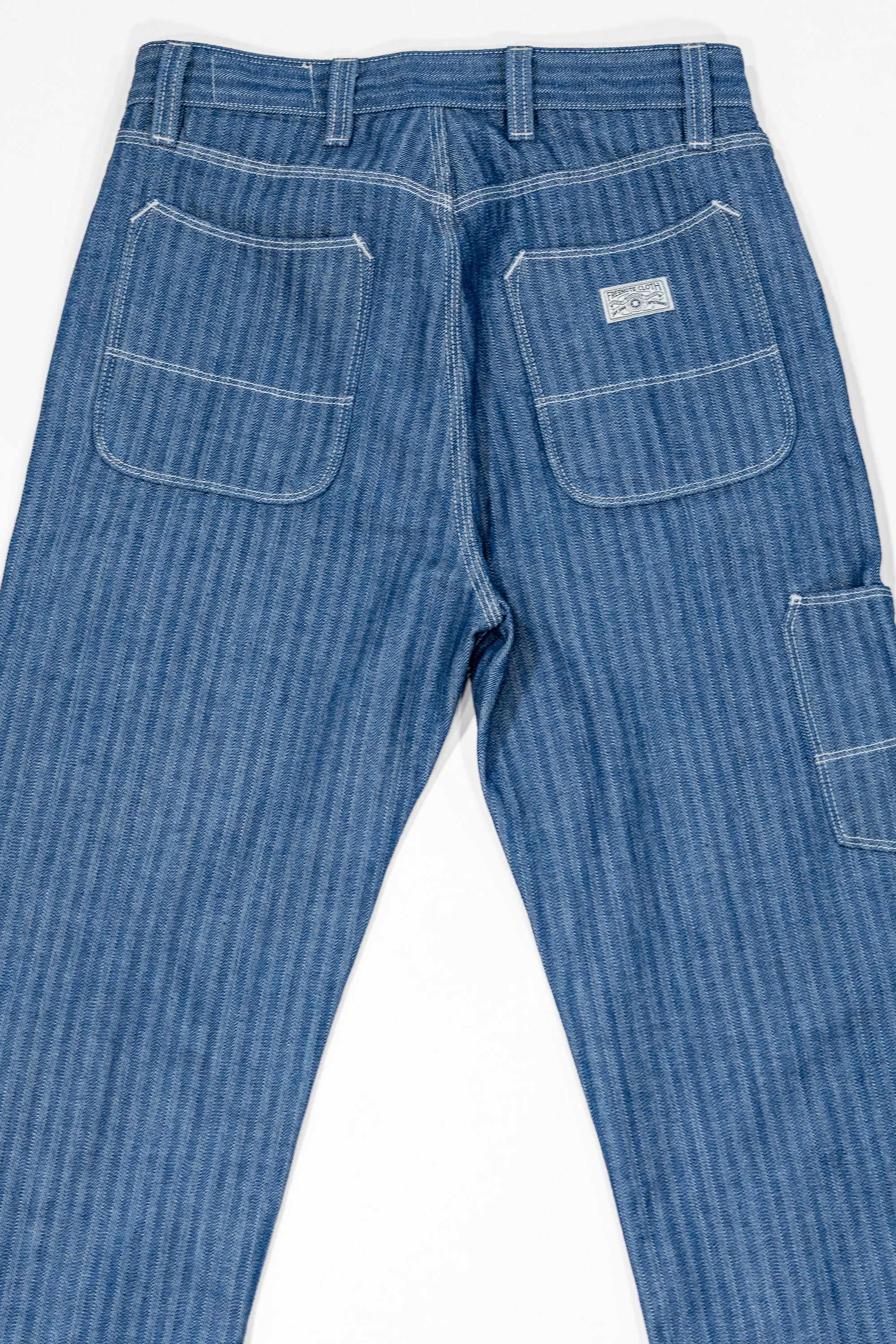 Freenote Coth Ortega Pant - 13oz Blue Herringbone