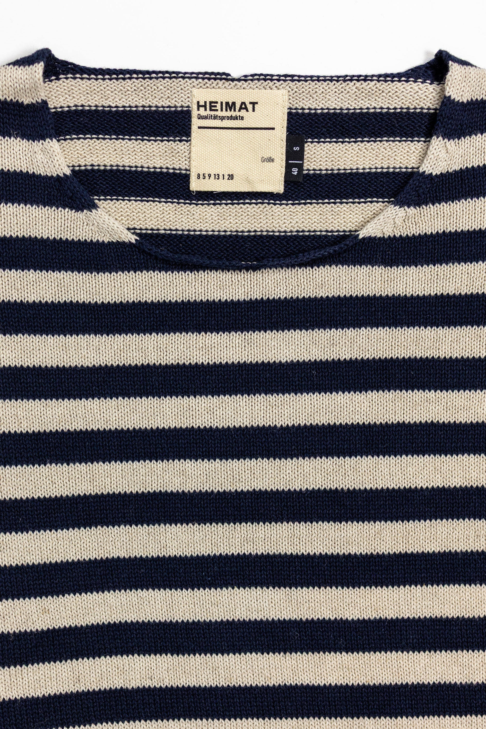 Heimat Textil Jailhouse Harbor Sweater - Ink/Seashell