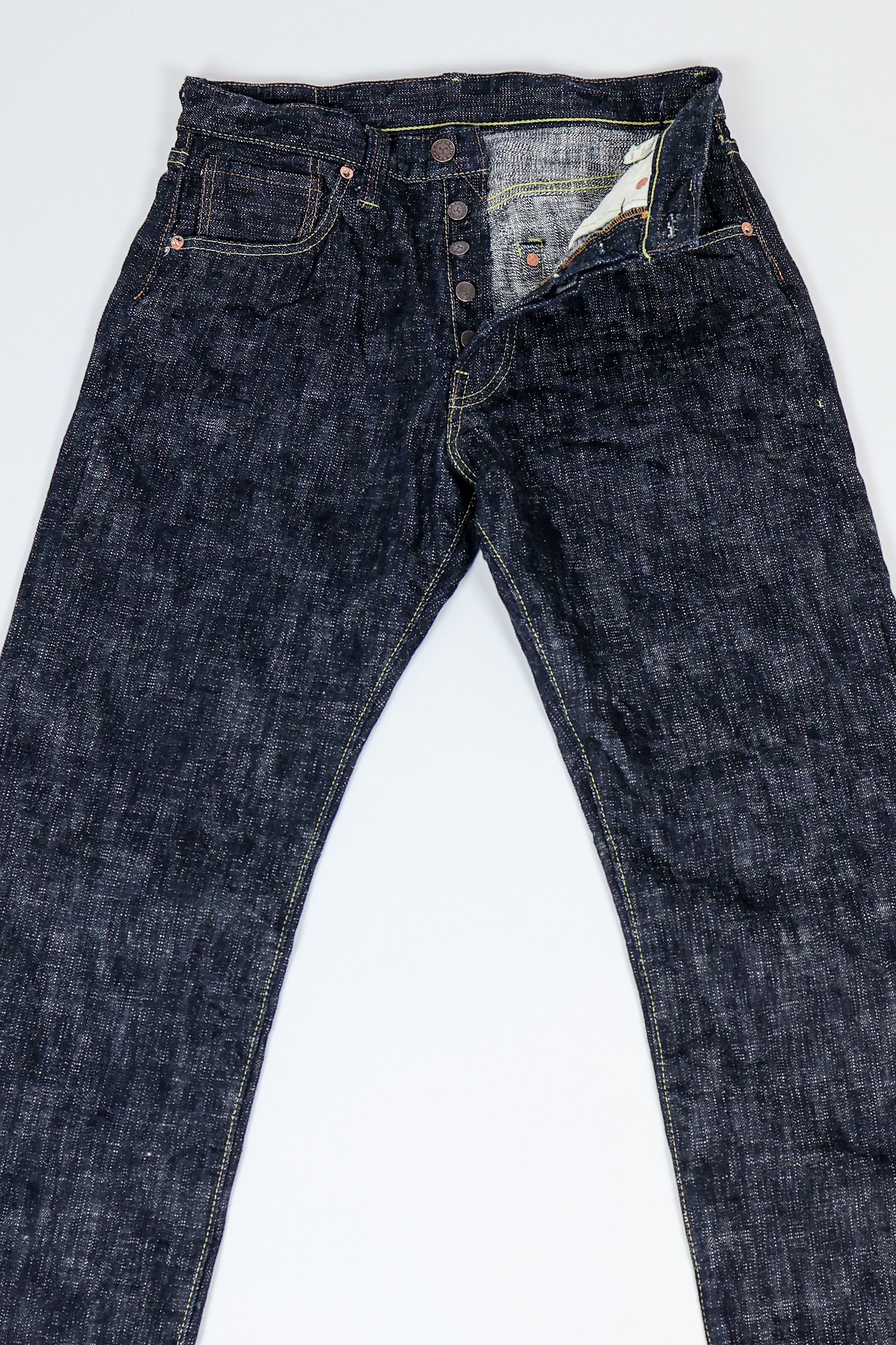 Samurai S3000XX17oz-SDS Relax Straight - "Murasame" 17oz Slub - Flat Lay Front