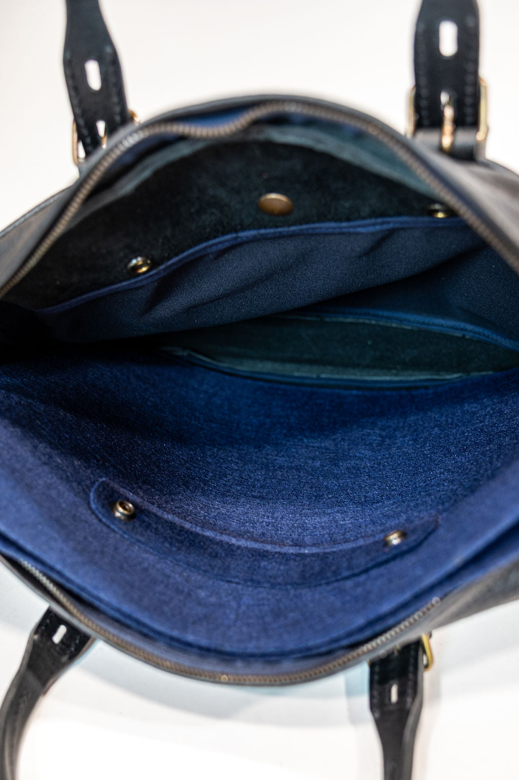Bleu de Chauffe Folder Business Bag - Black