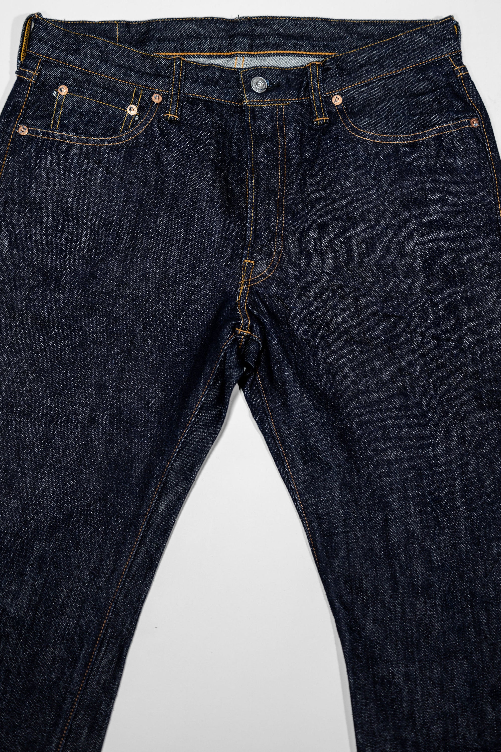 Samurai S0710XX-WASHI Slim Straight Model - 15oz Washi - Front Flat