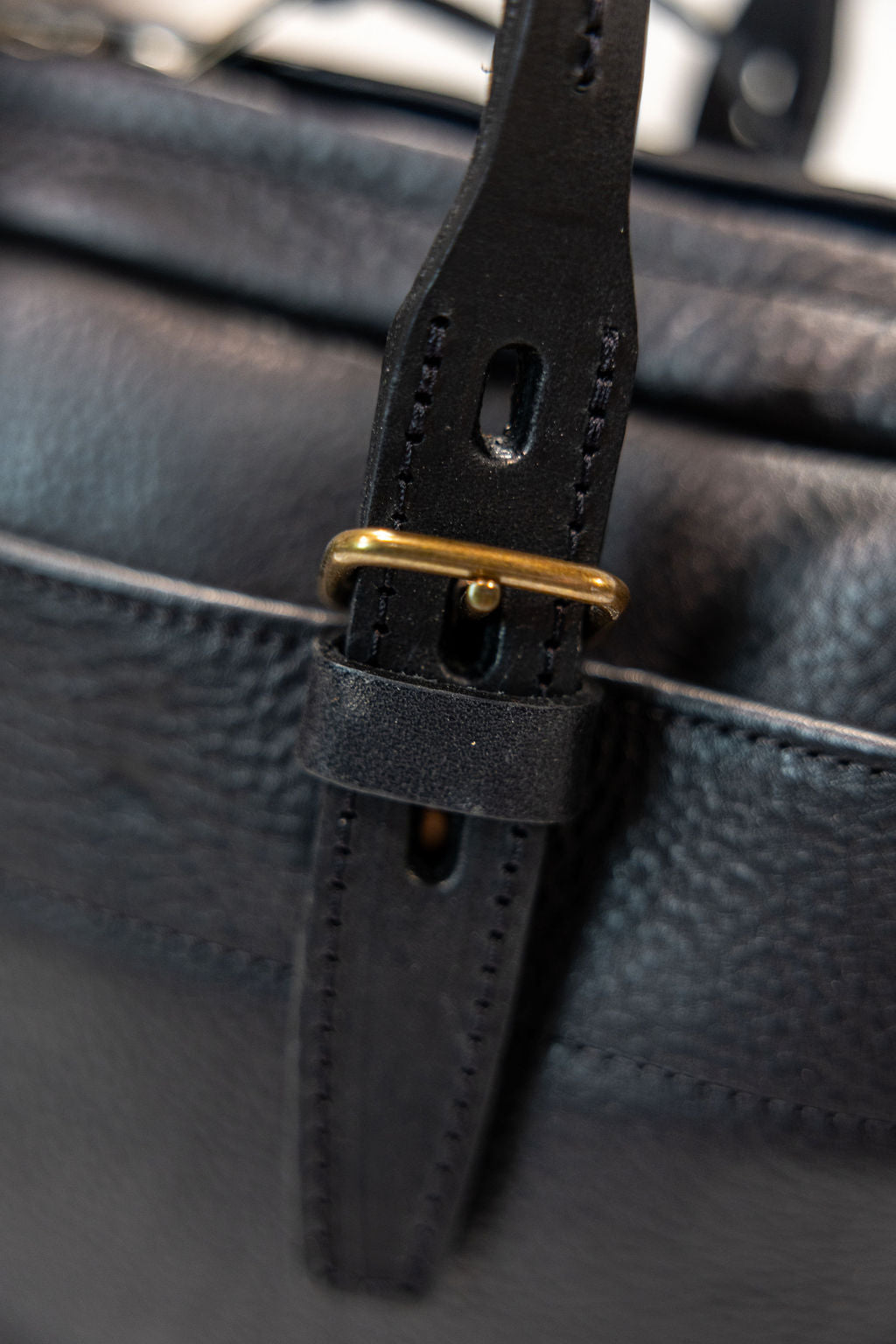 Bleu de Chauffe Folder Business Bag - Black