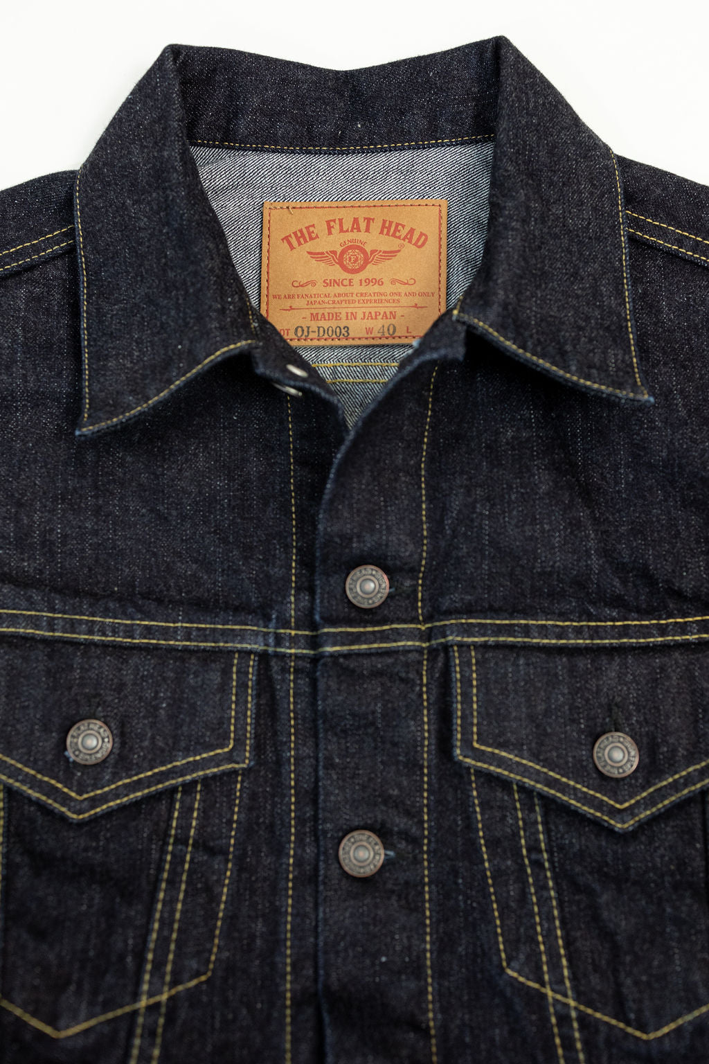 The Flat Head FN-OJ-D003 Denim Jacket - 60s Type III
