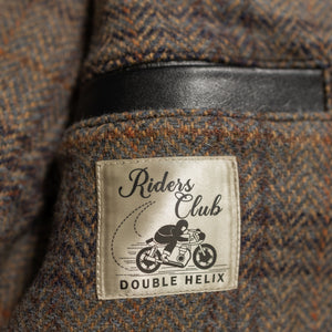 Double Helix Hugging The Curve - Black Teacore Horsehide - Lining and Label details