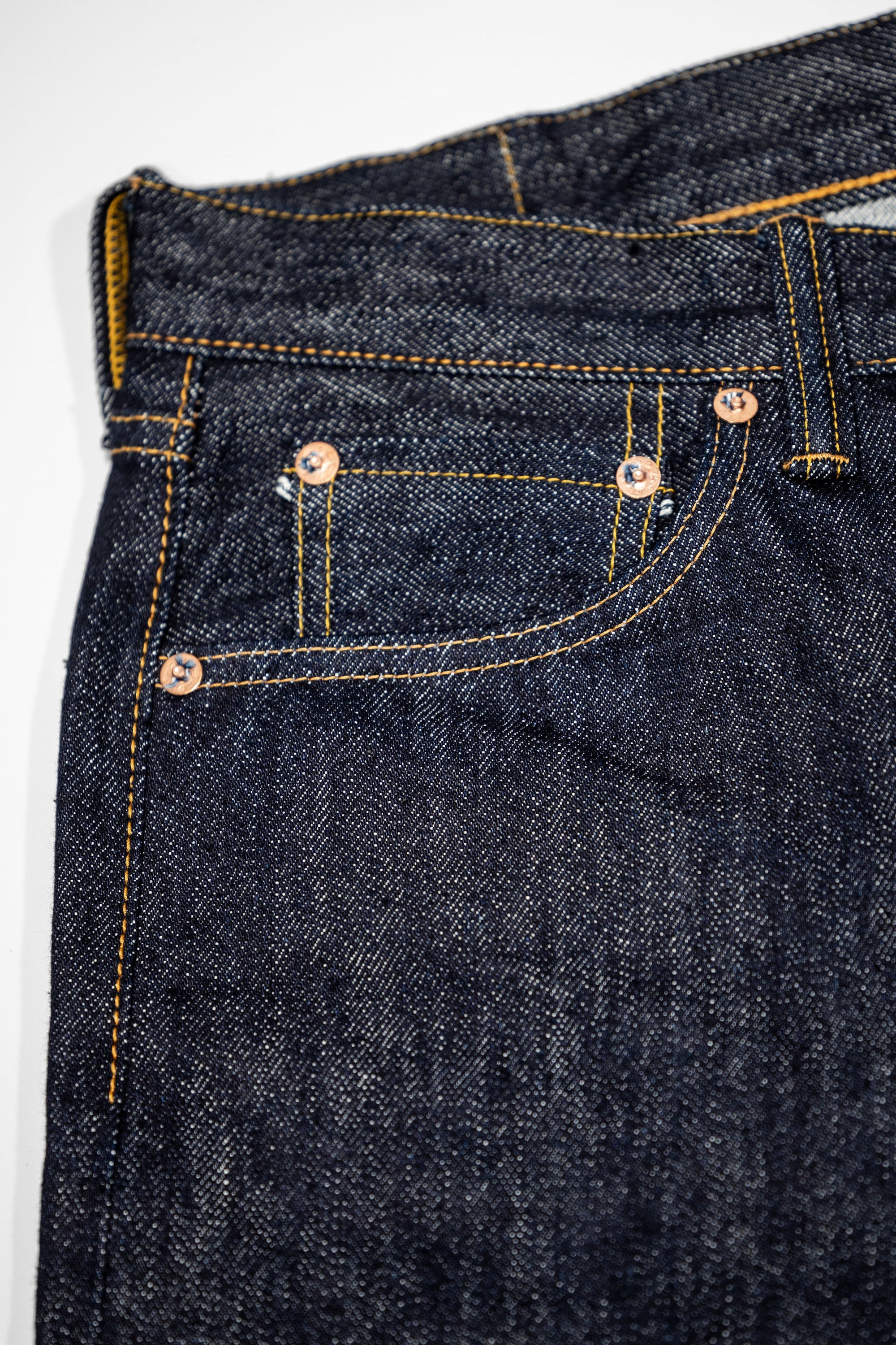 Samurai S0710XX-WASHI Slim Straight Model - 15oz Washi - Pocket detail