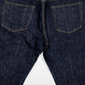 Samurai S0710XX-WASHI Slim Straight Model - 15oz Washi - Back pocket details