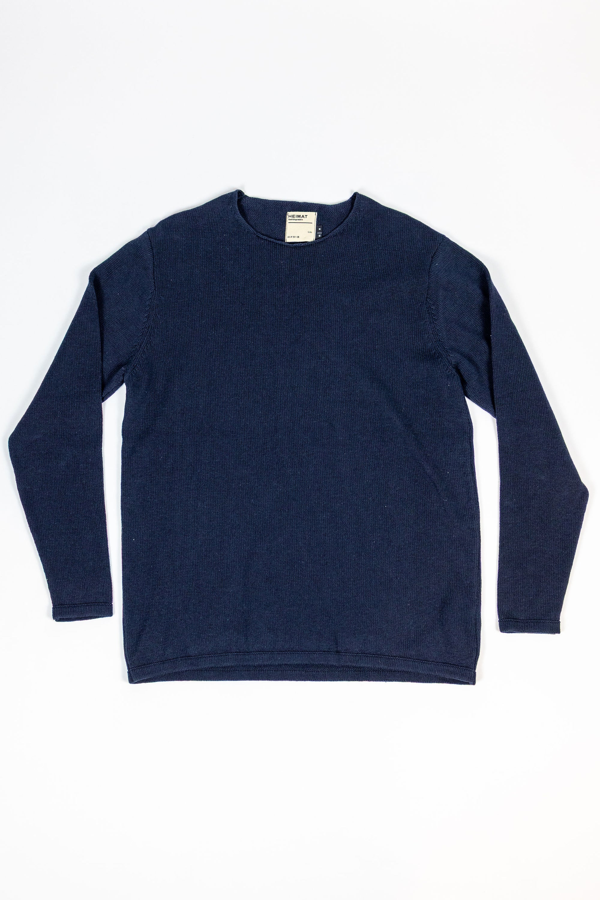 Heimat Textil Harbor Cotton/Linen Sweater - Ink