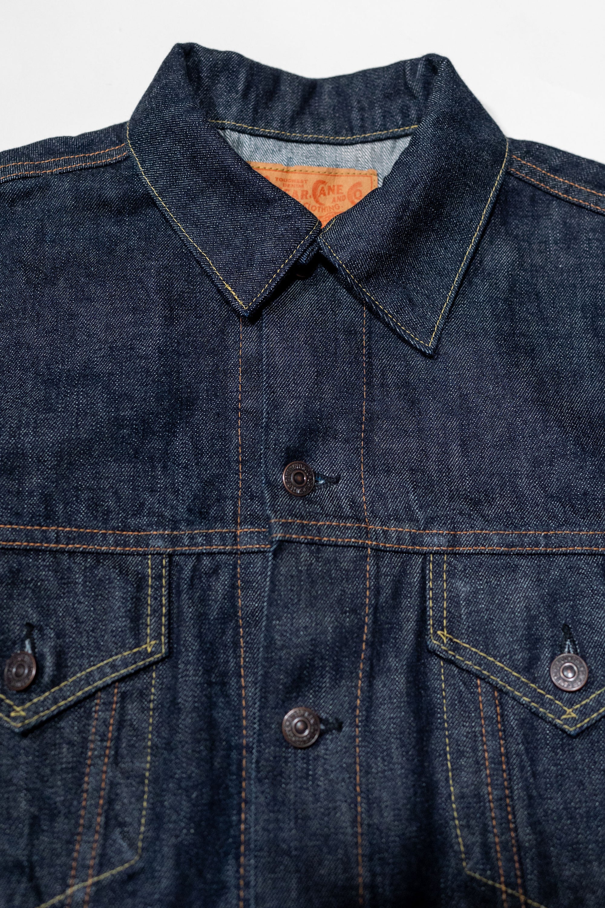Sugar Cane 1962 14oz Type III Denim Jacket - One Wash