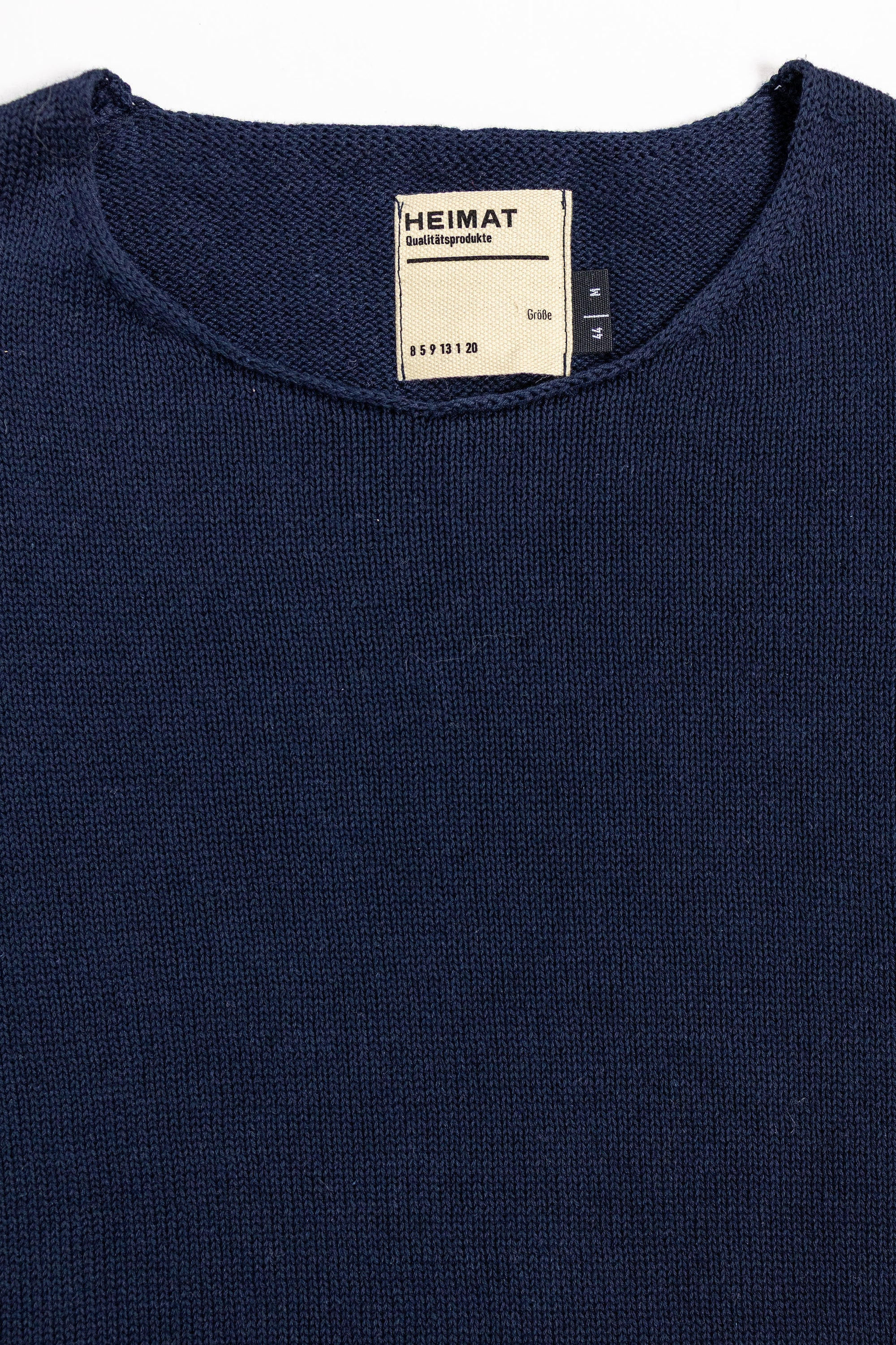 Heimat Textil Harbor Cotton/Linen Sweater - Ink