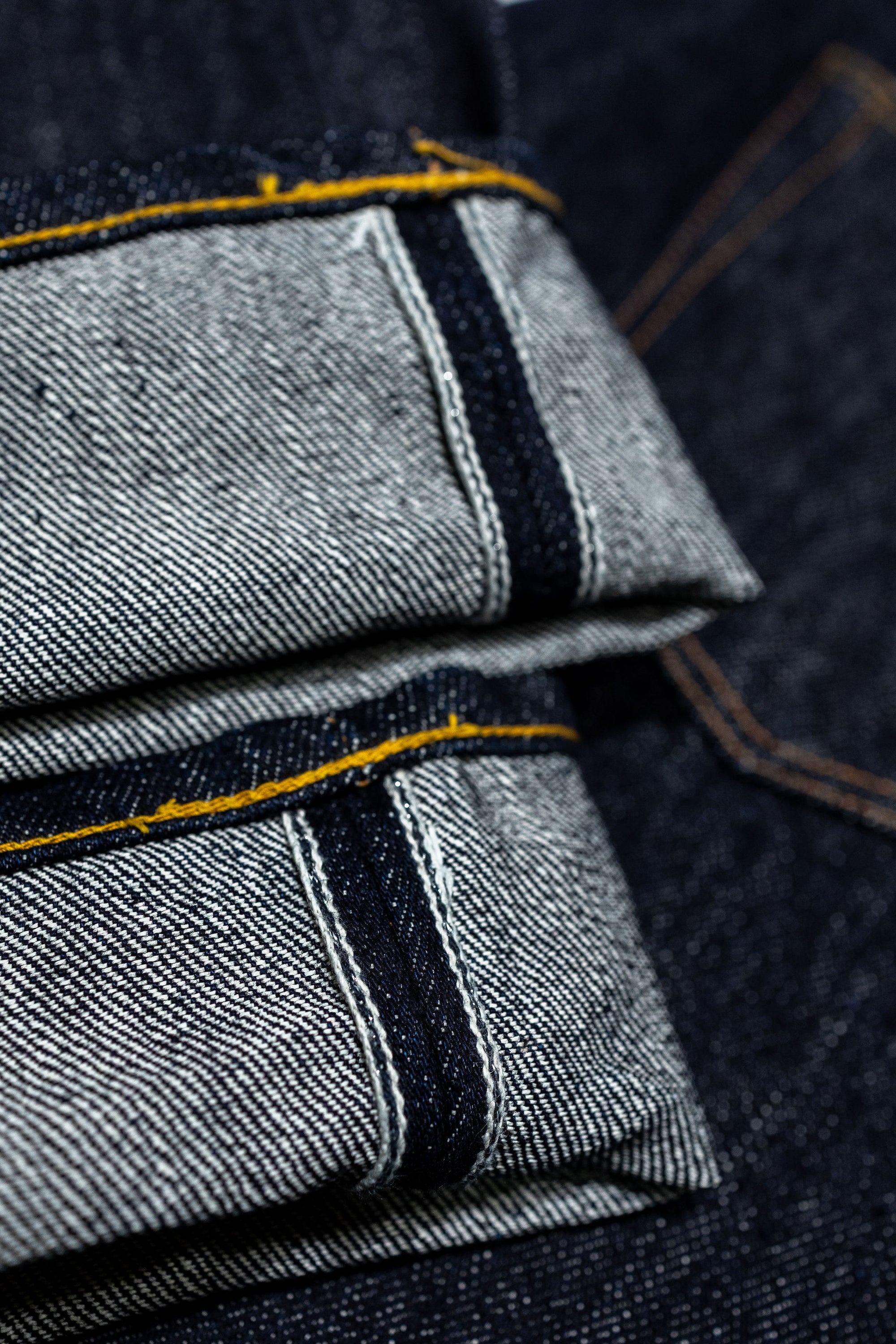 Samurai S0710XX-WASHI Slim Straight Model - 15oz Washi - Selvedge detail