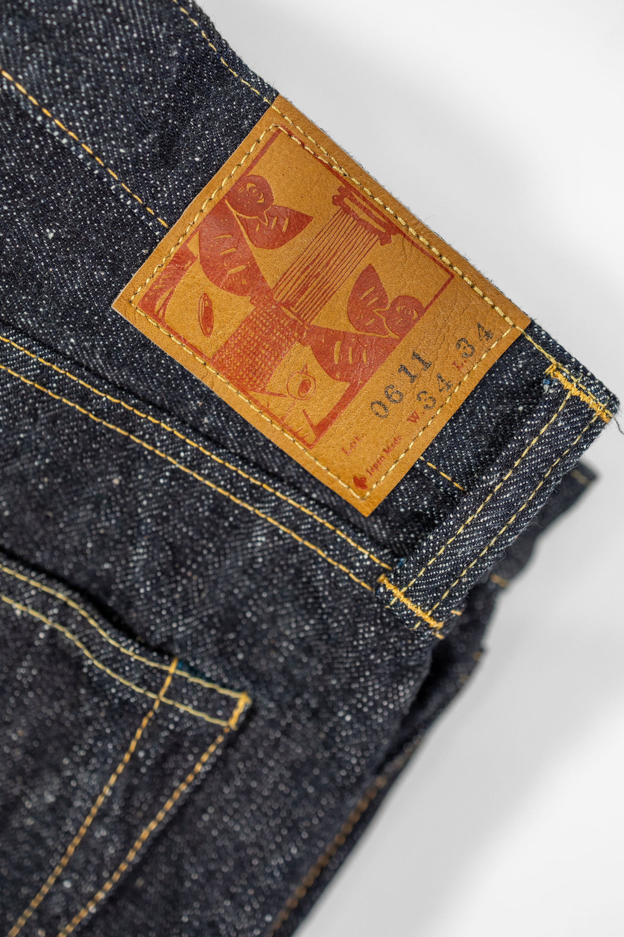 Omoto Denim 0611 15.5oz Nep Denim Relaxed Fit - Indigo One-Washed