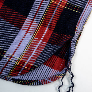 Samurai SIN25-01W Heavy Indigo Flannel - Purple - Detail hem
