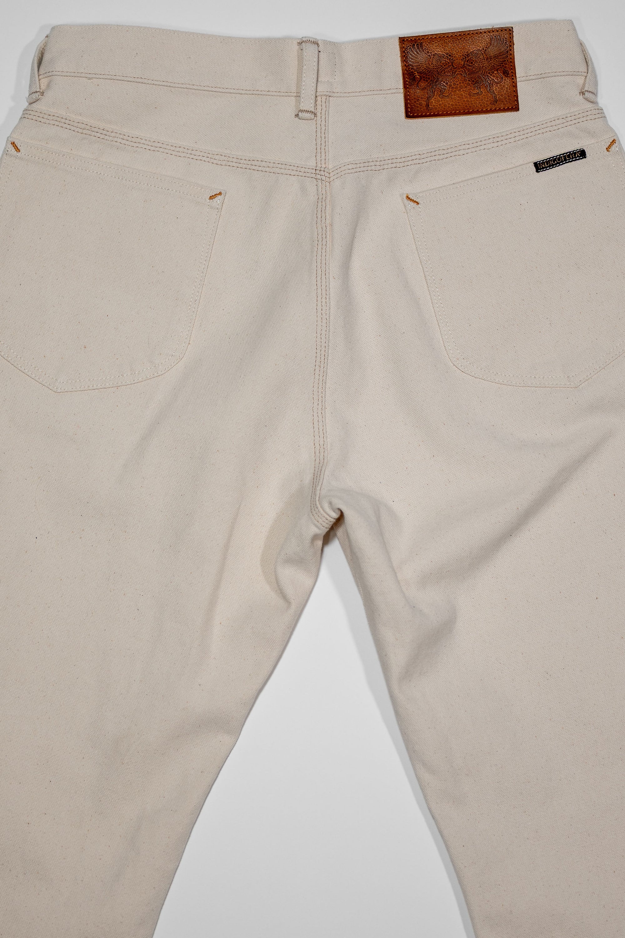 Indigofera Duke - 13oz Smithson Canvas Ecru - back