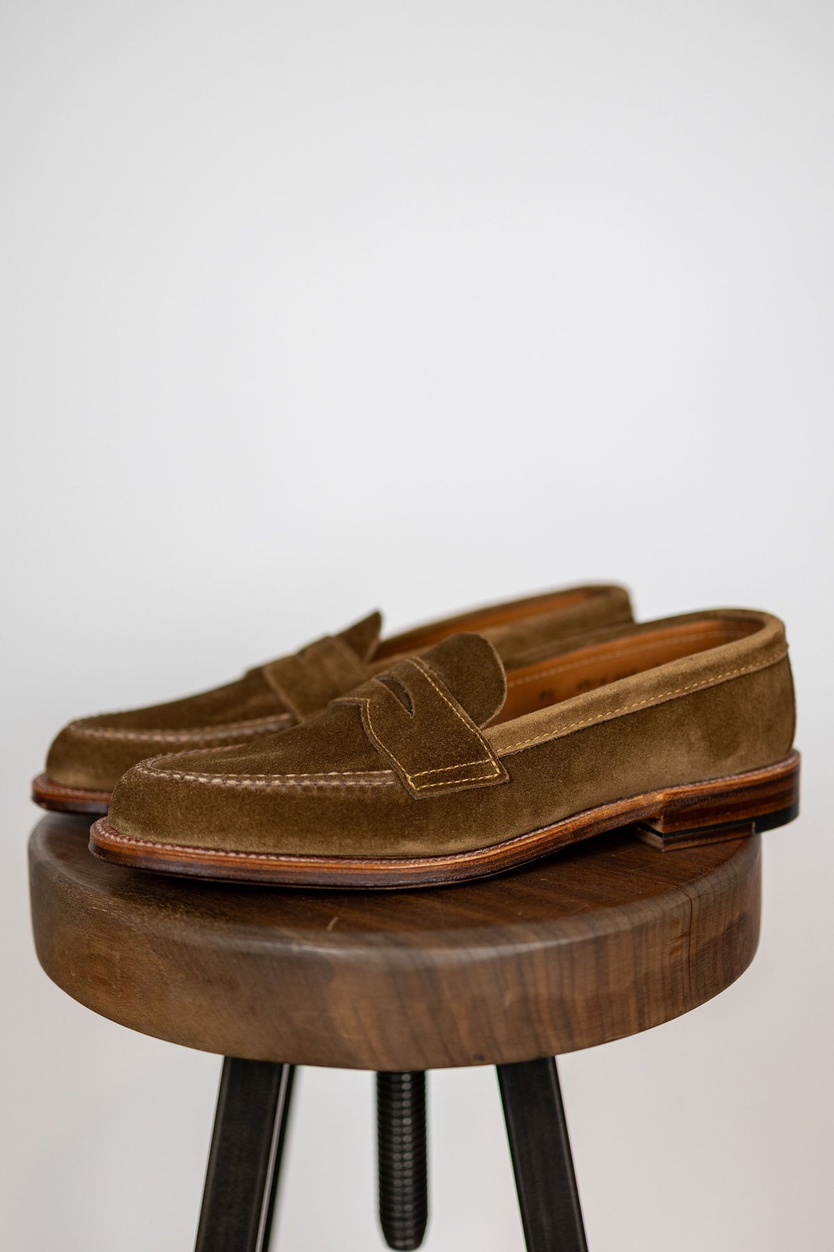 Alden loafers - three quarter view