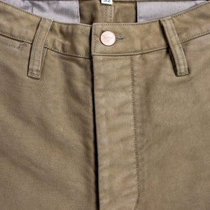 Wythe Deck Pant - Faded Olive - Front Detail