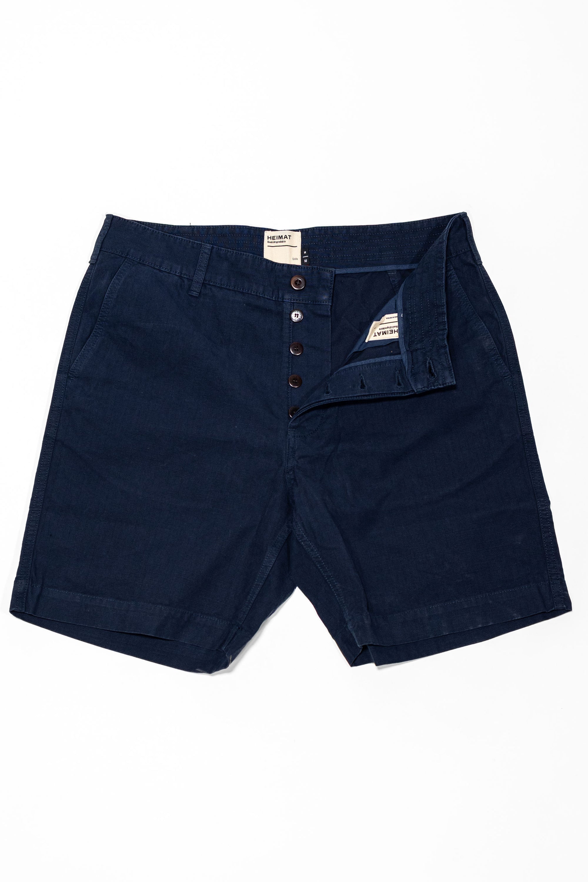 Heimat Textil Journey Short - Ink Rip Stop Cotton