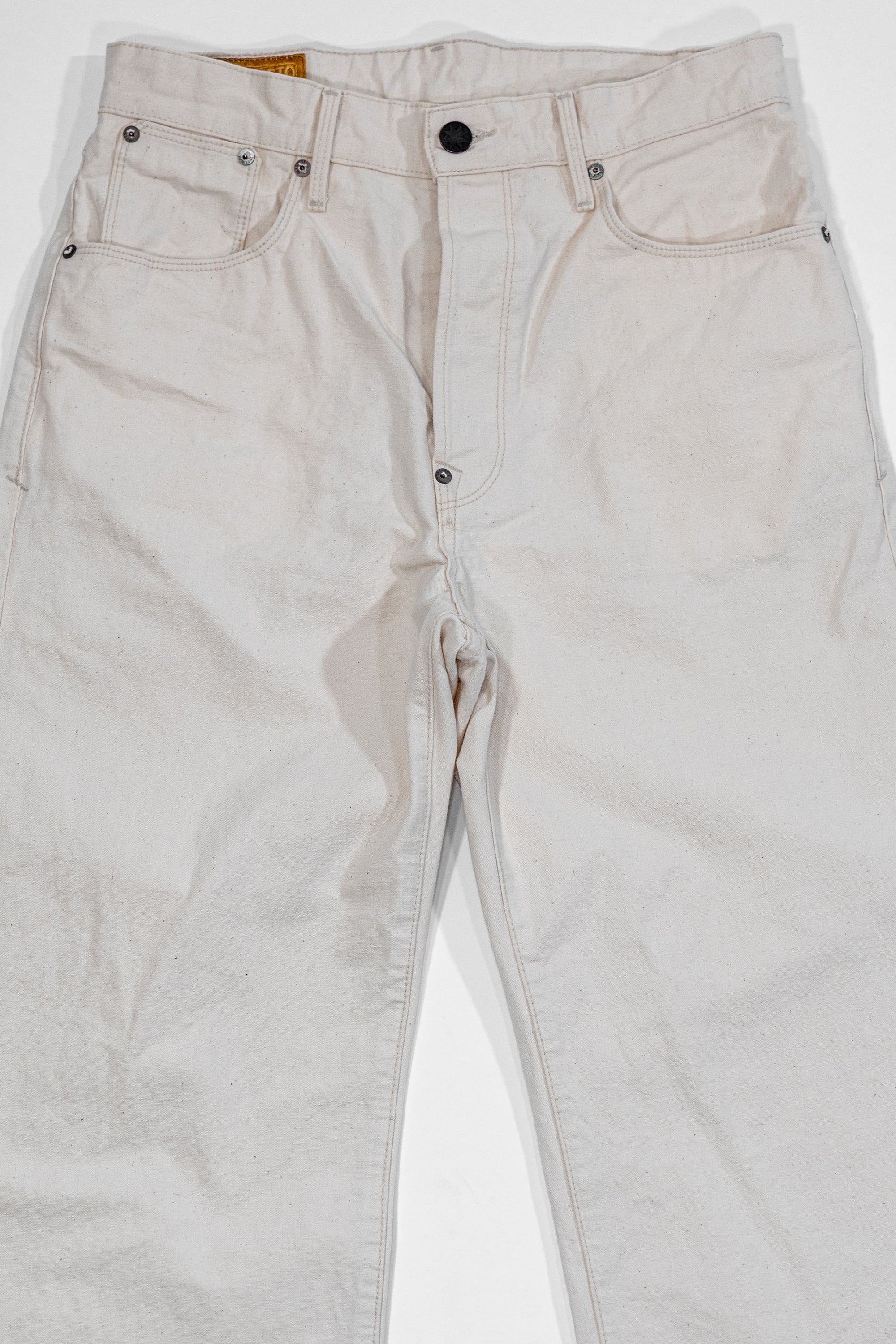 Freenote Cloth Modesto Buckleback - 11oz Natural Canvas