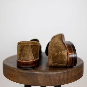 Alden loafers - back view