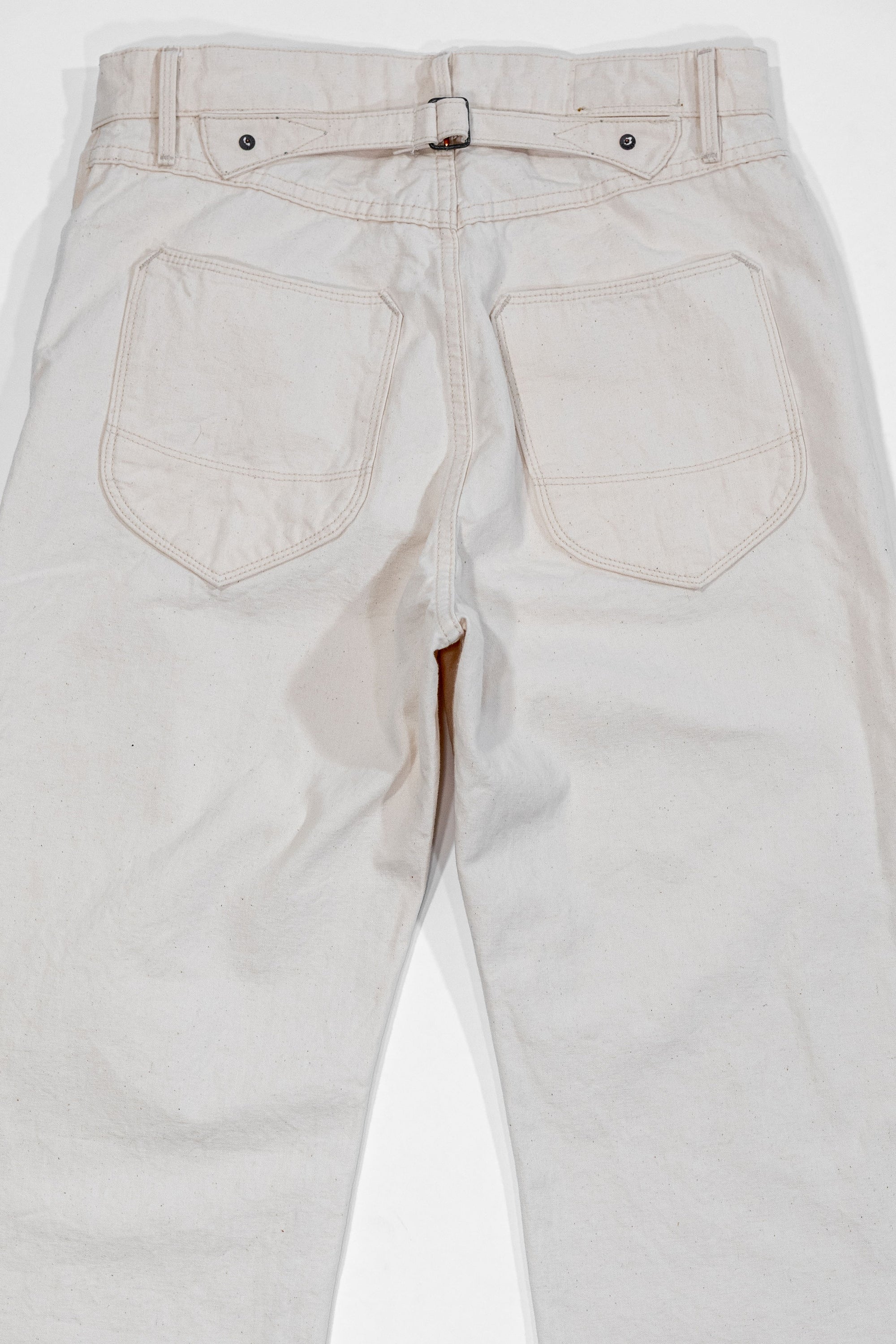 Freenote Cloth Modesto Buckleback - 11oz Natural Canvas