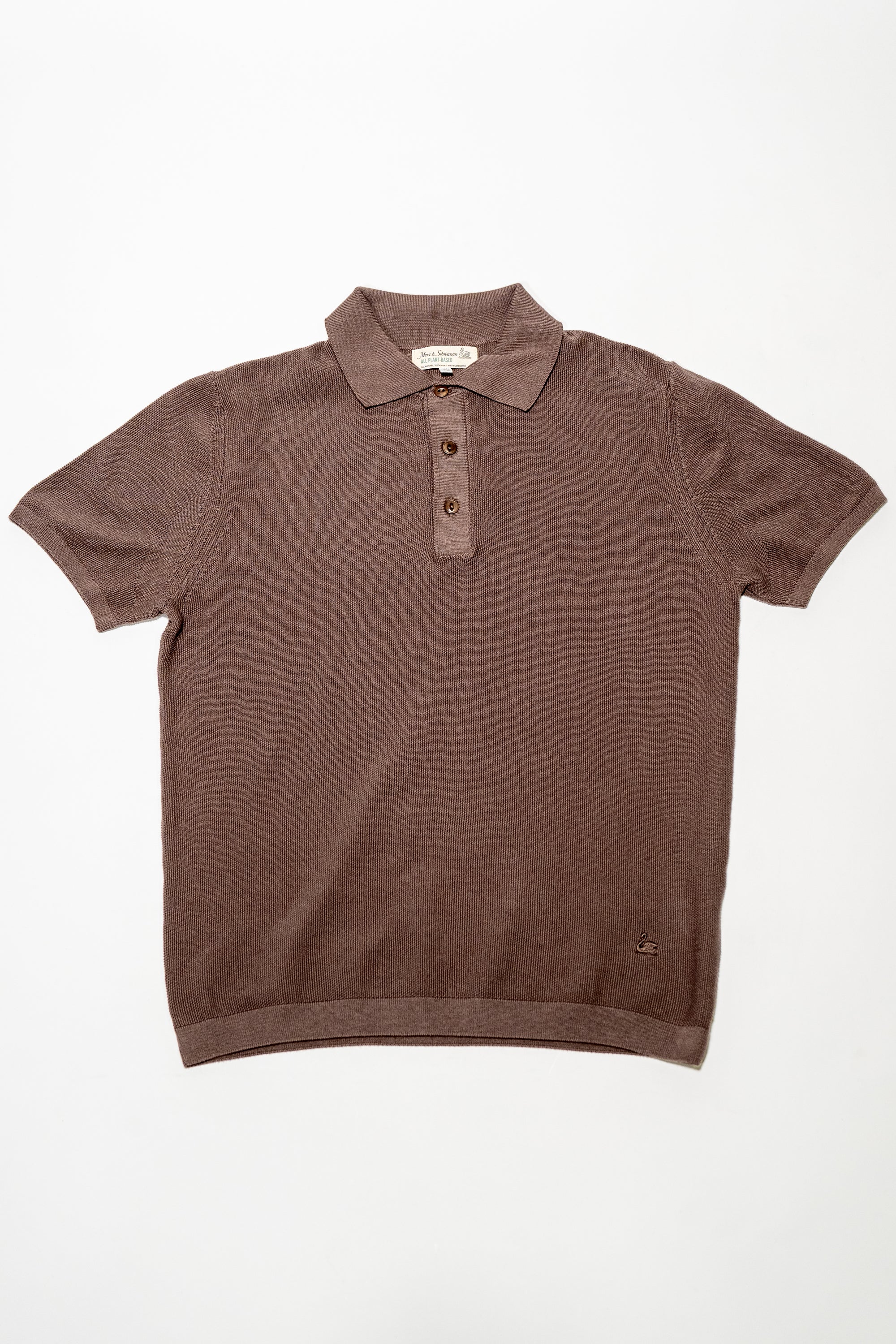 Merz b. Schwanen KPLP02 Knitted Polo - Grain