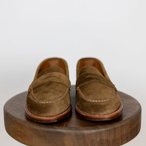 Alden loafers - front view