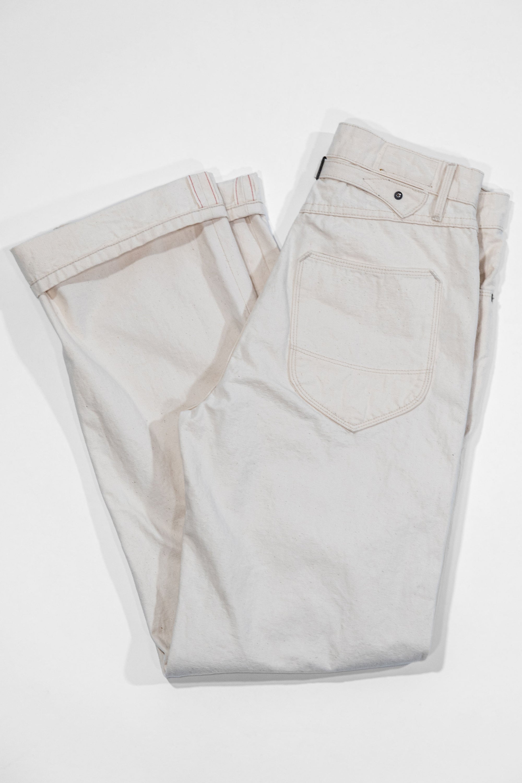 Freenote Cloth Modesto Buckleback - 11oz Natural Canvas