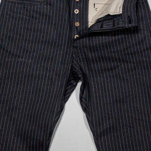 Indigofera Durango - 12oz Sable Stripe - button fly