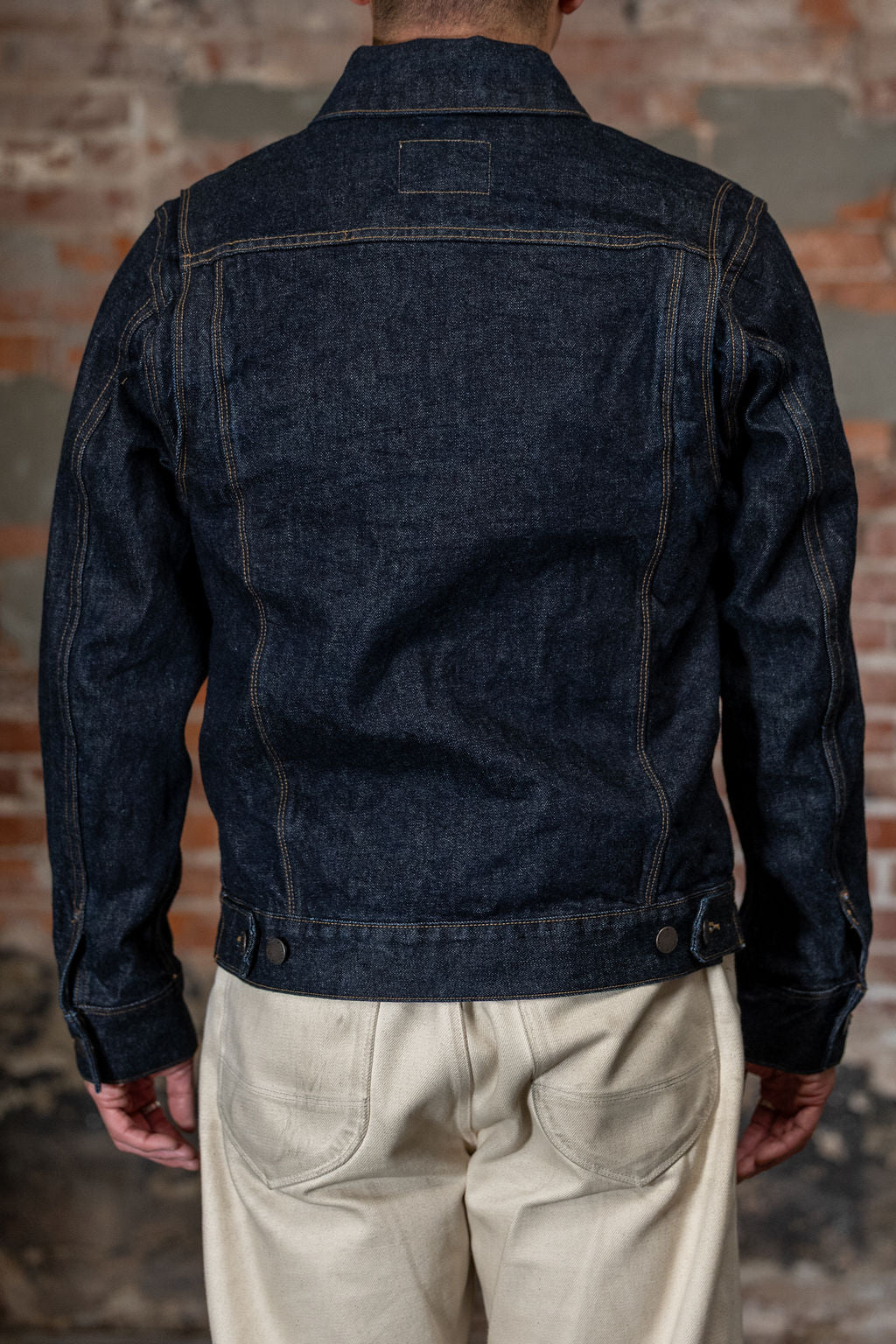 Freenote Cloth Riders Jacket - 15oz Unsinged Rinsed Denim