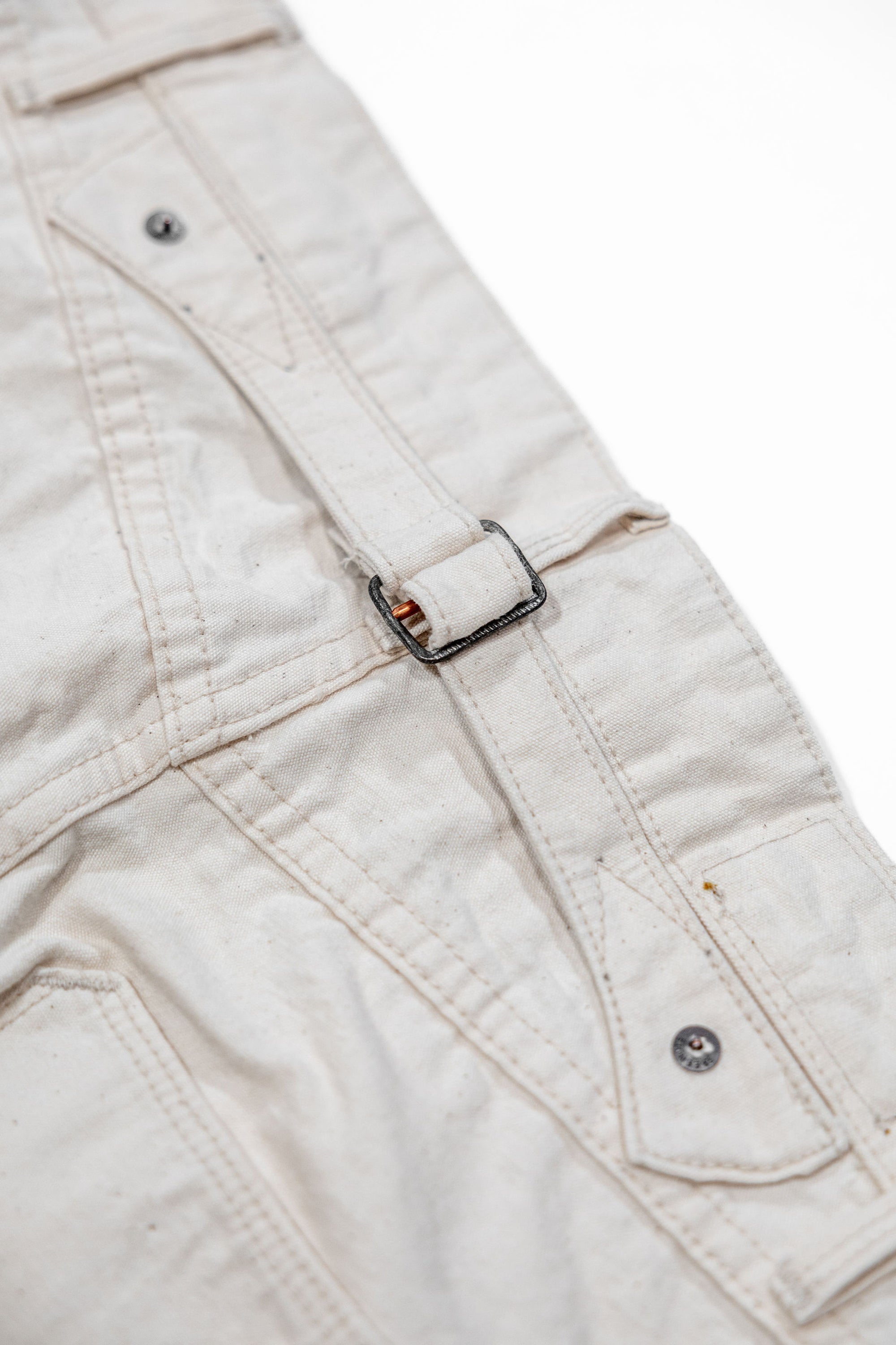 Freenote Cloth Modesto Buckleback - 11oz Natural Canvas