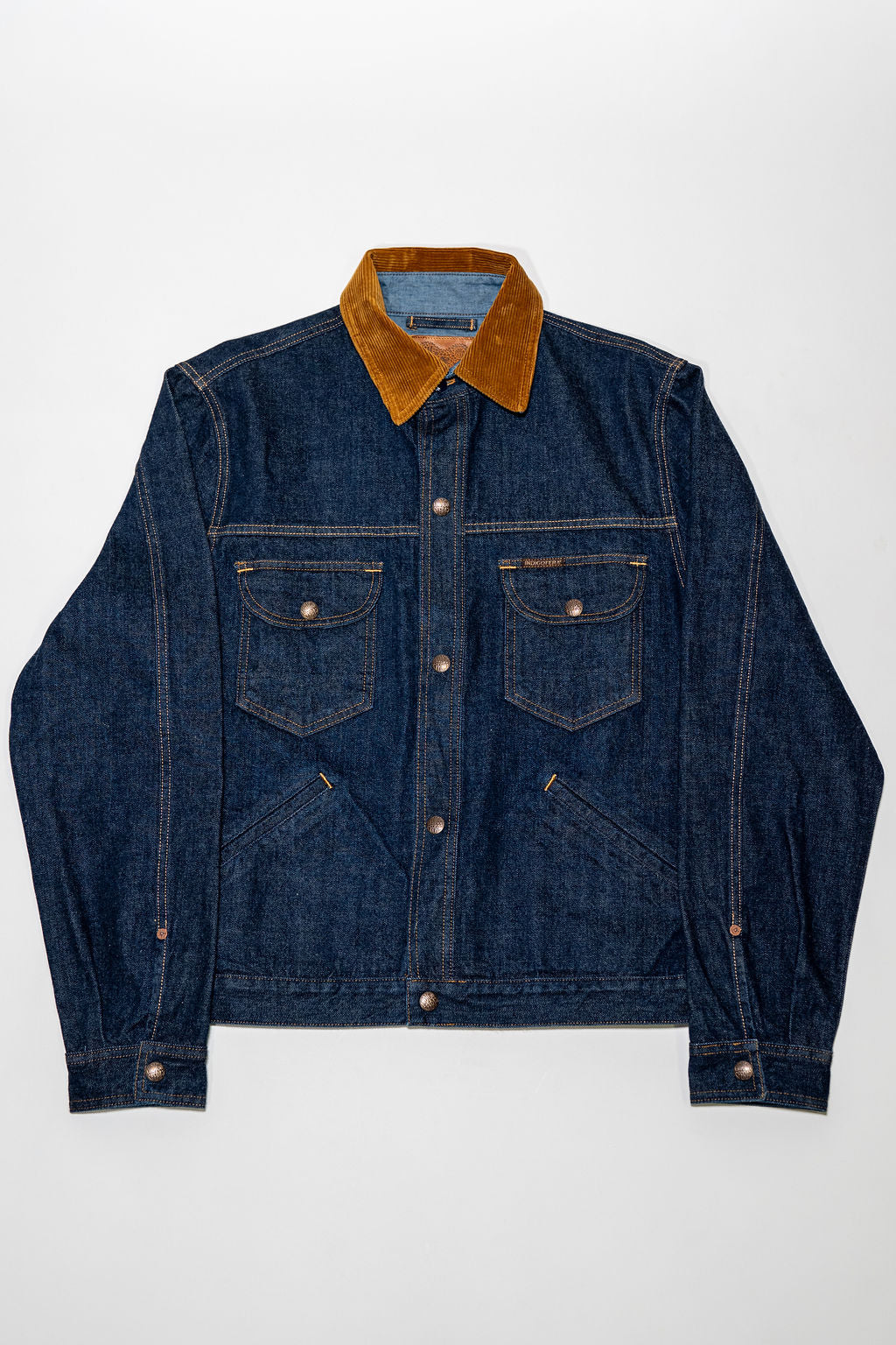 Indigofera Fargo Quarter - Vintage 70s Denim - Front
