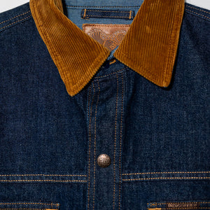 Indigofera Fargo Quarter - Vintage 70s Denim - Collar Detail