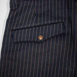 Indigofera Durango - 12oz Sable Stripe - back pocket
