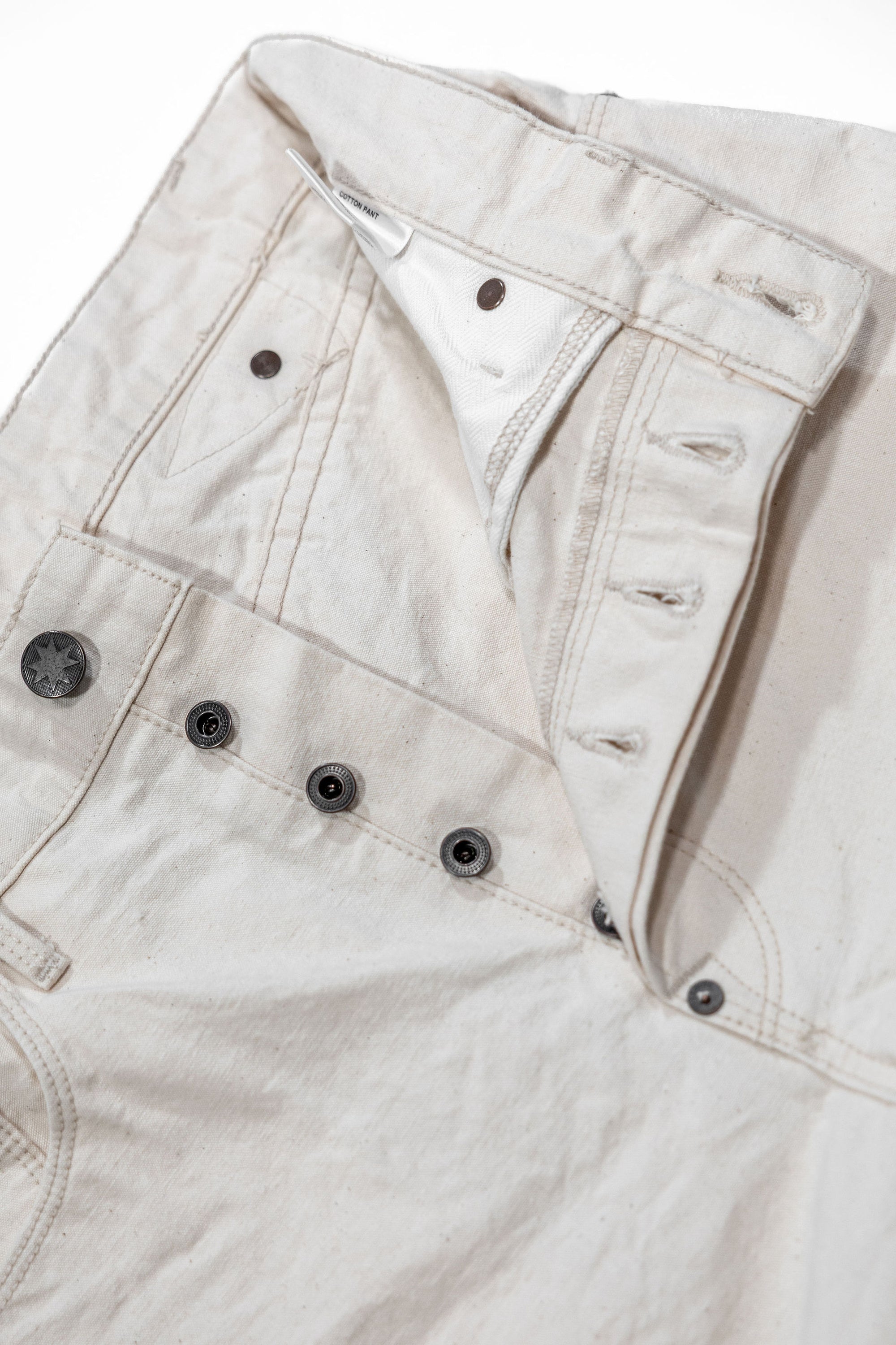 Freenote Cloth Modesto Buckleback - 11oz Natural Canvas